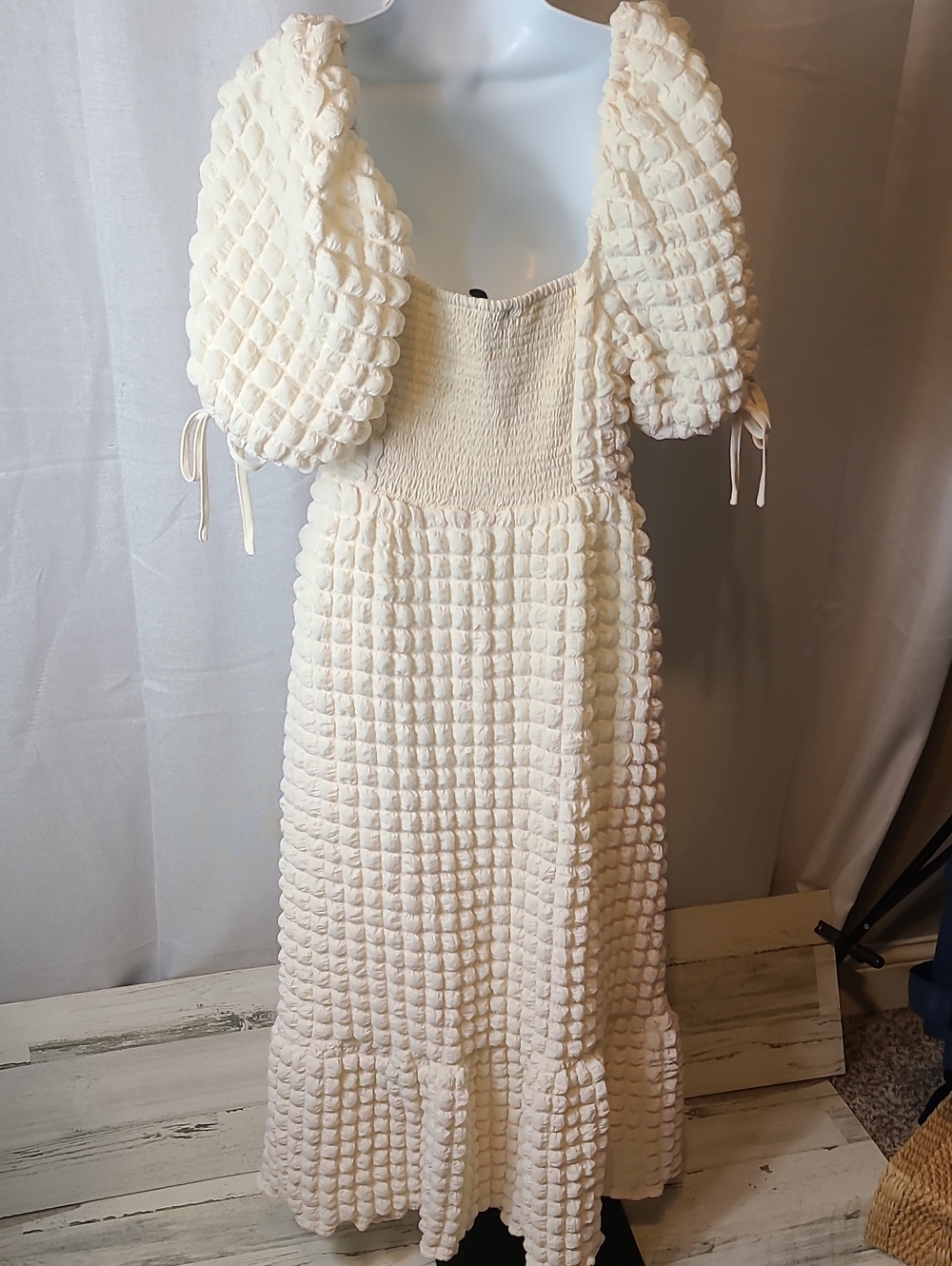 Endless Rose Women's Textured Maxi Dress Size Small. Boho Wedding - Picture 6 of 7